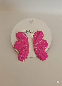 Brinco pétala pink