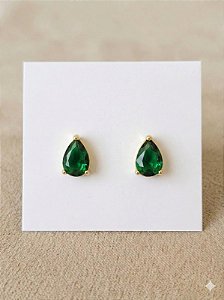 Brinco gotinha verde