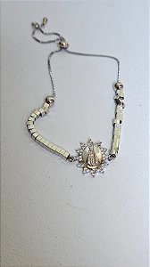 Pulseira Sol de Nossa Senhora prata