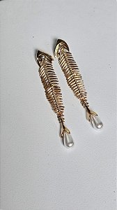 Brinco espinha de peixe