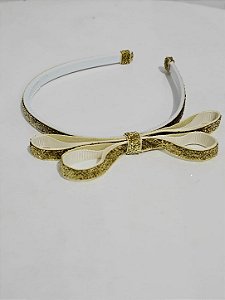 Tiara infantil dourada