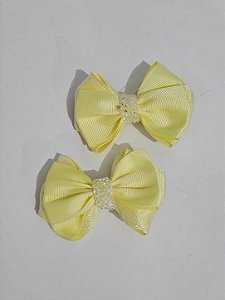 Dupla de lacinho amarelo