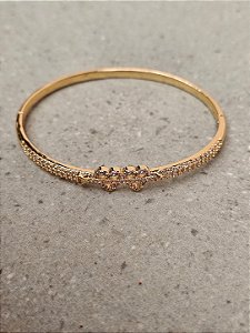 Bracelete slin dois corações