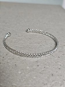 Bracelete fino corretaria prata