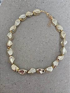 Colar abs dourado