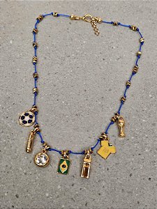 Colar hora do jogo azul