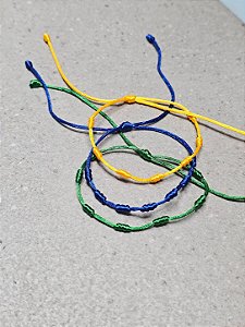 kit Pulseiras 7 nós brasil