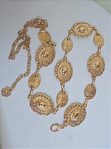 Cinto boho dourado