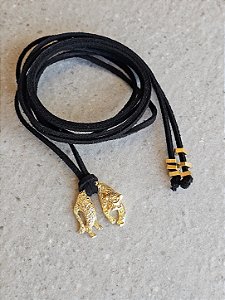 Choker amarração leopardo