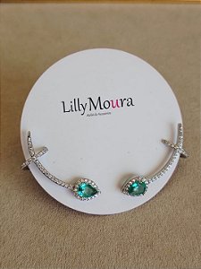 Earcuff gota verde