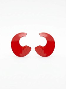 Brinco recordado vermelho