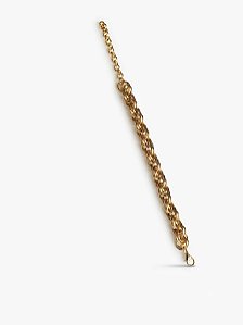 Pulseira Maxi Cordão Baiano Dourada