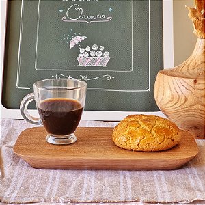 Bandeja de madeira 25x14cm