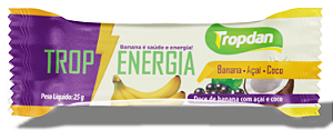 Barrinha de Banana com Açaí e Coco | zero açúcar e sem lactose '25g
