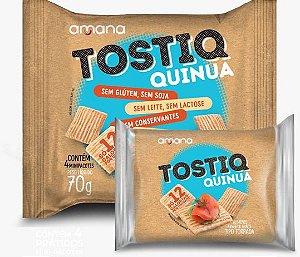 Torrada Tostiq Quinoa com 4 pacotes (70g) 