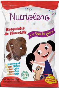 Biscoito Show da Luna Rosquinha Integral de Chocolate | sem glúten e sem leite (30g)