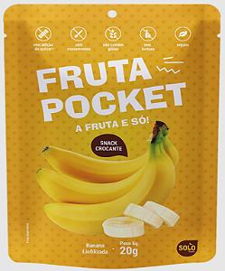 Snack de Banana liofilizada Fruta Pocket (20g)