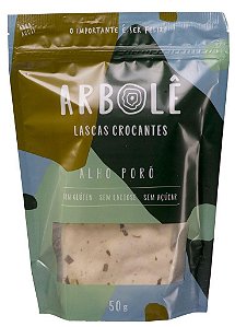 Lascas Crocantes de Polvilho sabor Alho Poró (55g)