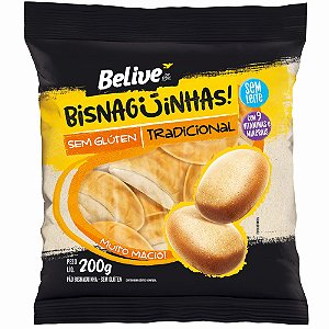 Bisnaguinha Tradicional | sem glúten e sem leite (200g)