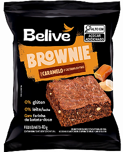 Brownie Caramelo e Castanha do Pará | sem glúten e sem leite '40g