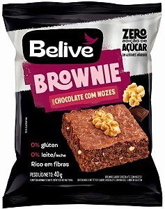 Brownie Chocolate com Nozes | Zero açúcar (40g)