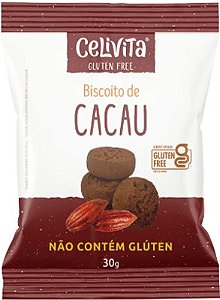 Biscoito de Cacau | sem glúten e sem leite (30g)