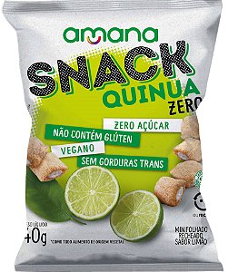 Snack de Quinua com Recheio de Limão | Zero Açúcar (40g)