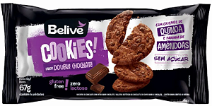 Cookies sabor Double Chocolate | Zero açúcar (67g)