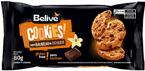 Cookies sabor Baunilha e Chocolate | sem glúten e sem leite '80g