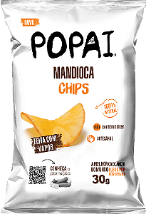 Chips Assado de Mandioca sabor Original | Vegano (30g)