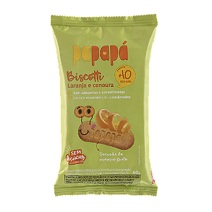 Biscoito Infantil Biscotti Laranja e Cenoura (60g)