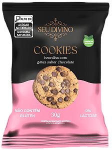 Cookies Baunilha com Gotas de Chocolate | vegano e sem glúten '30g