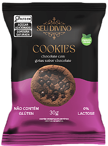 Cookies Chocolate com Gotas de Chocolate | vegano e sem glúten '30g