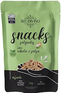 Biscoito tipo de Polvilho sabor Cebola e Salsa | vegano e sem glúten '50g