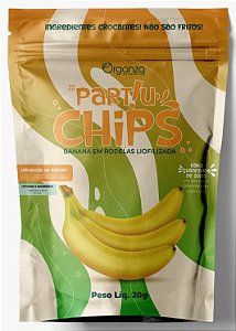 Chips de Banana liofilizada Partiu Chips '20g