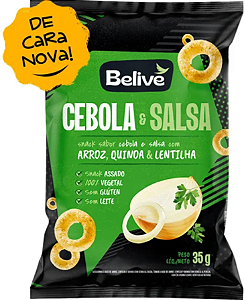 Salgadinho Cebola e Salsa com Arroz, Quinoa e Lentilha (35g)