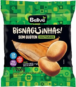 Bisnaguinha Multigrãos | sem glúten e sem leite (200g)