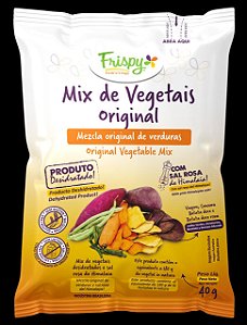 Chips Original Mix Batata Doce, Batata Roxa, Cenoura e Vagem | vegano e sem glúten '40g