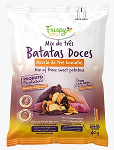 Chips Mix de 3 Batatas Doces | vegano e sem glúten '40g