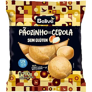 Pãozinho de Cebola Belive | sem glúten e sem leite '200g