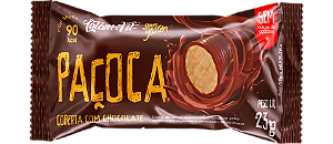 Paçoca coberta com Chocolate | zero adição de açúcar '23g