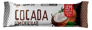 Cocada com cobertura de Chocolate | sem lactose e zero adição de açúcar '25g