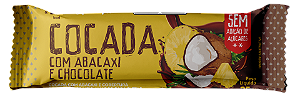 Cocada com Abacaxi e cobertura de Chocolate | sem lactose e zero adição de açúcar '25g