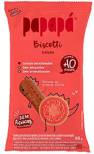 Biscoito Infantil Biscotti Goiaba | sem adição de açúcar '60g