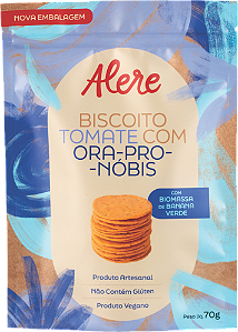 Biscoito Tomate com Ora-Pro-Nóbis | sem glúten e vegano '70g