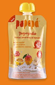 Papinha Yoguzinho Papapá Frutas Amarelas e Banana' 100g