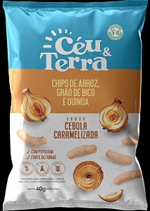 Céu & Terra Chips sabor Cebola Caramelizada '40g