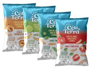 Snacks Céu & Terra | COMBO com 4 unidades