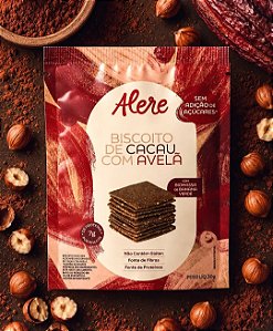 Biscoito de Cacau com Avelã 7g de proteína vegetal | sem glúten e vegano '30g