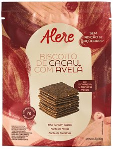 Biscoito de Cacau com Avelã 7g de proteína | sem glúten e vegano '30g
